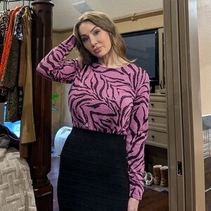 Nygard collection vintage sparkly knit sweater blouse